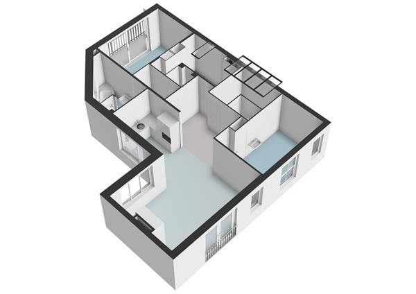 Floorplan - Blasiusstraat 142-3, 1091 CZ Amsterdam